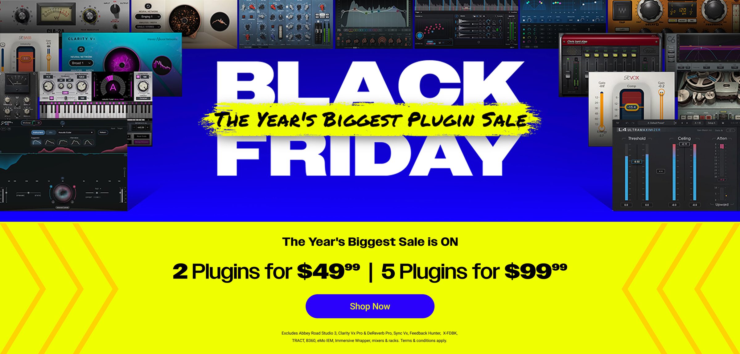 Black Friday desktop banner