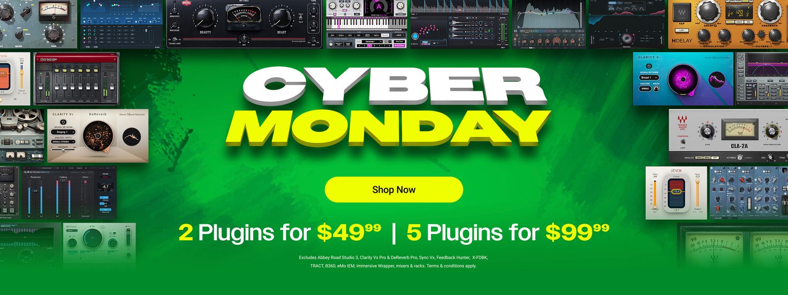 Cyber Monday desktop banner