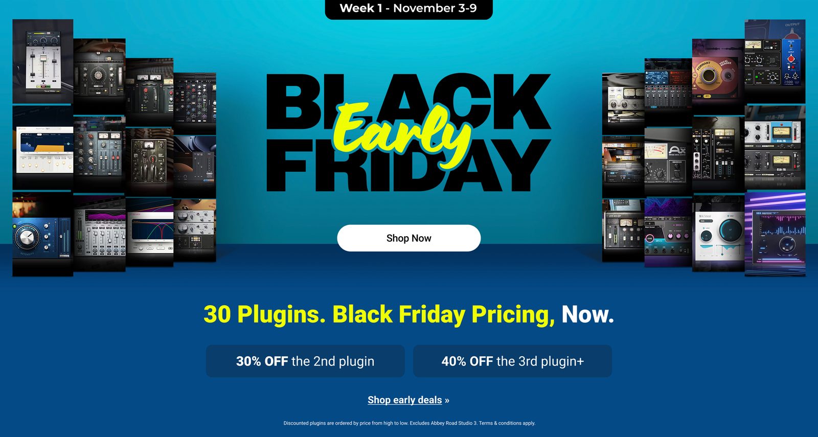 Early Black Friday desktop banner