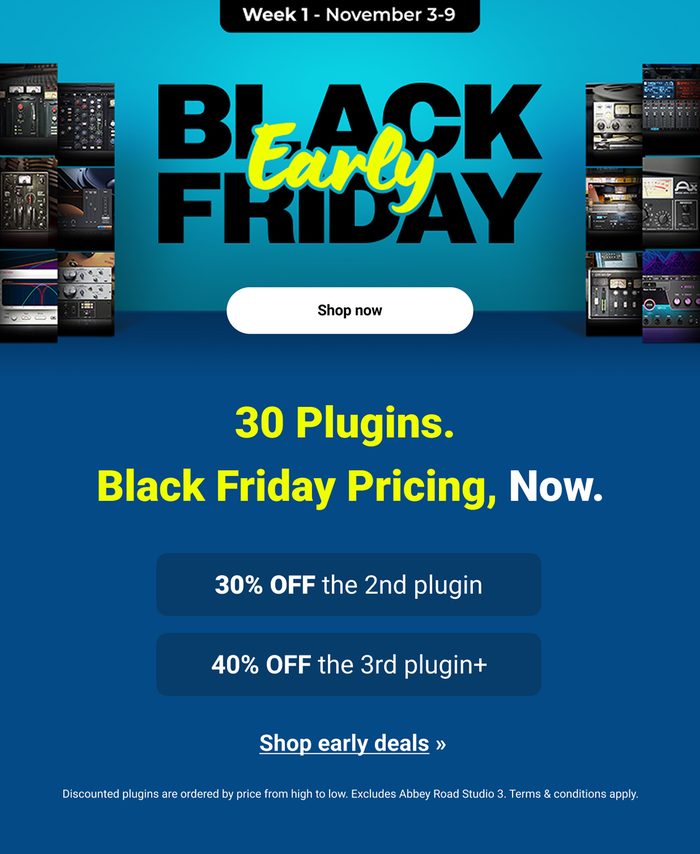 Early Black Friday mobile banner
