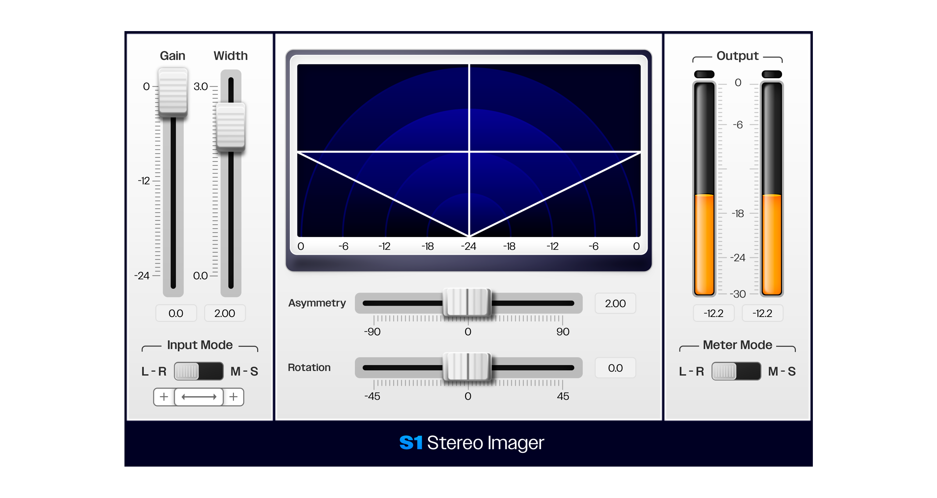 S1 Stereo Imager refreshed interface concept