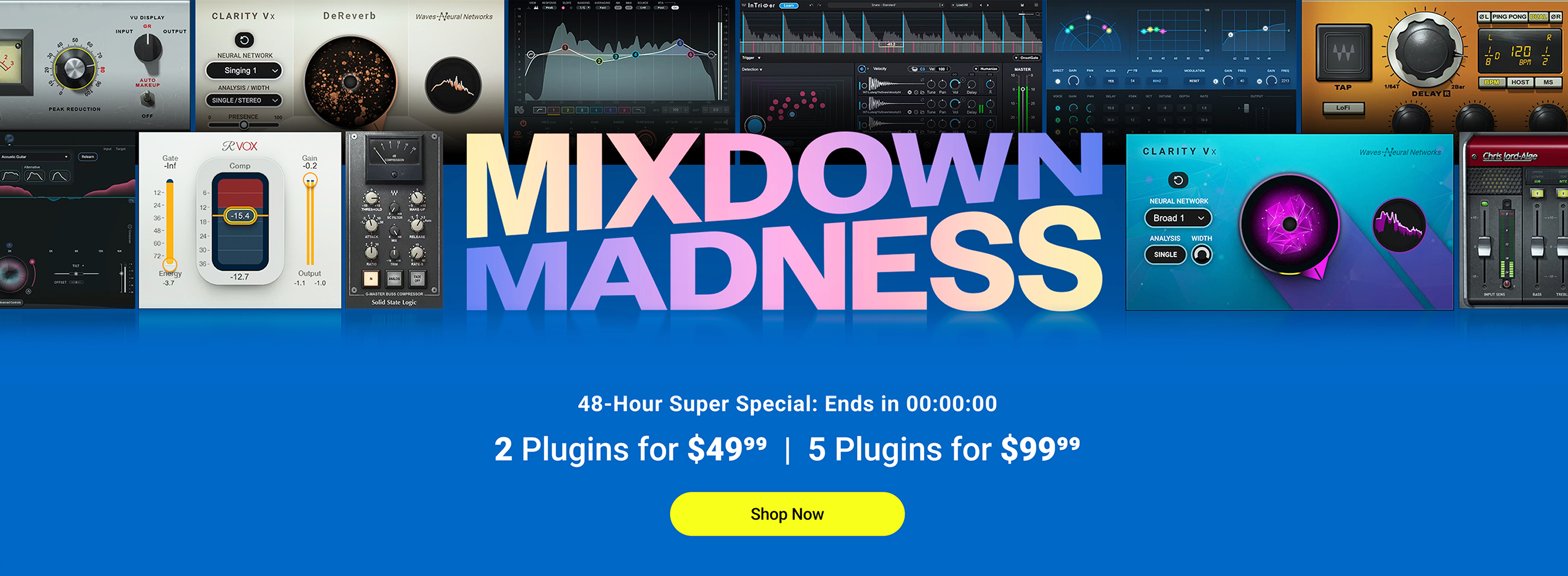 Mixdown Madness campaign visual
