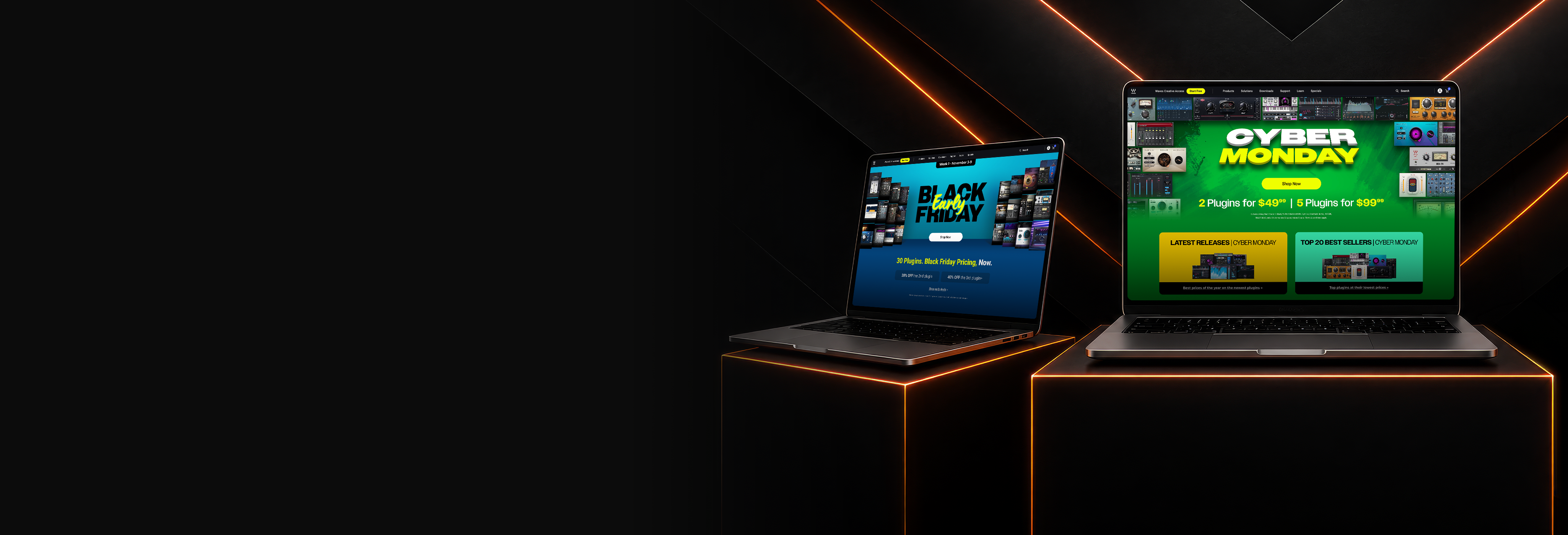 Waves Audio early Black Friday to Cyber Monday hero visual
