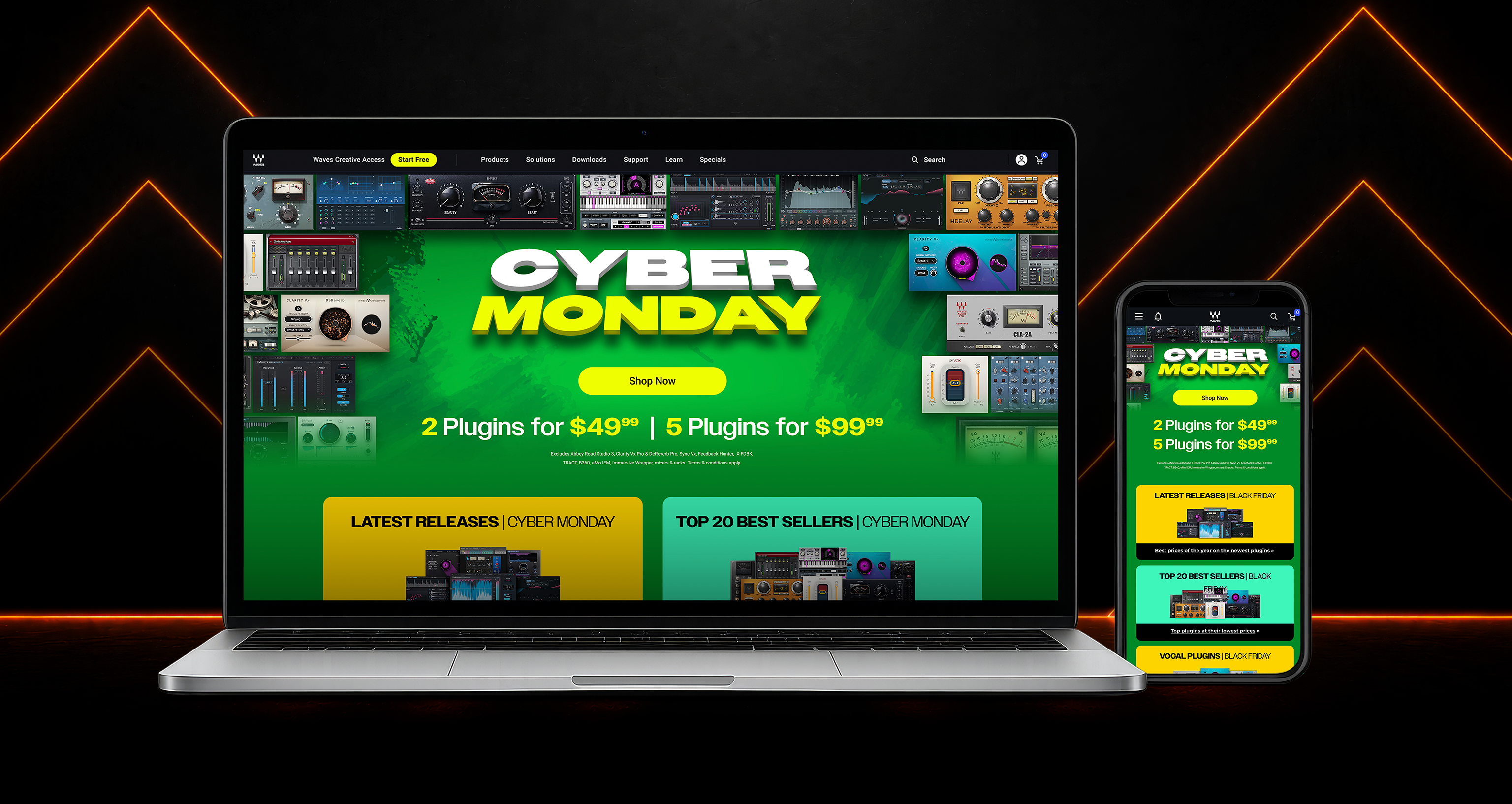 Cyber Monday campaign visual
