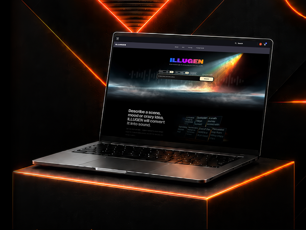 IlluGen Landing Page preview
