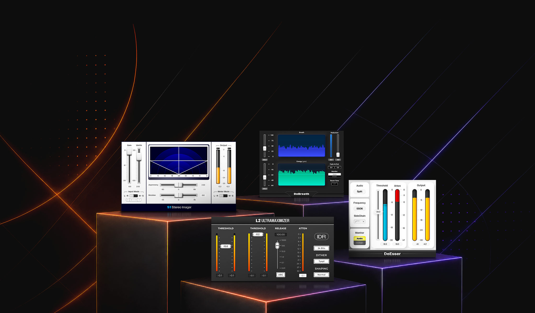 Waves Audio Plugin Interface Visual Refresh hero visual, tablet