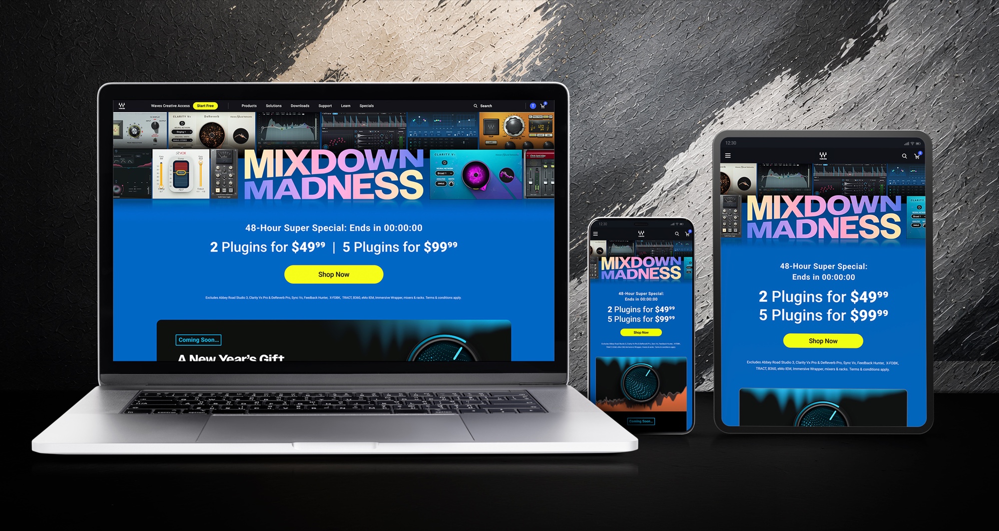 Mixdown Madness campaign visual