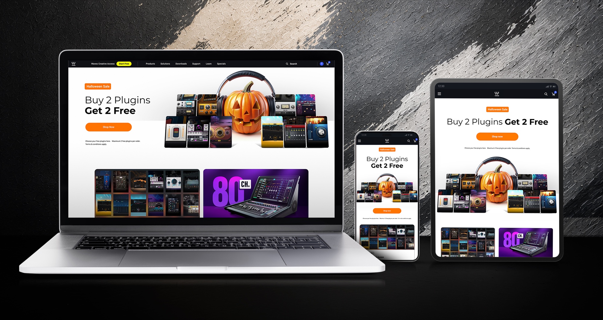 Halloween Sale campaign visual