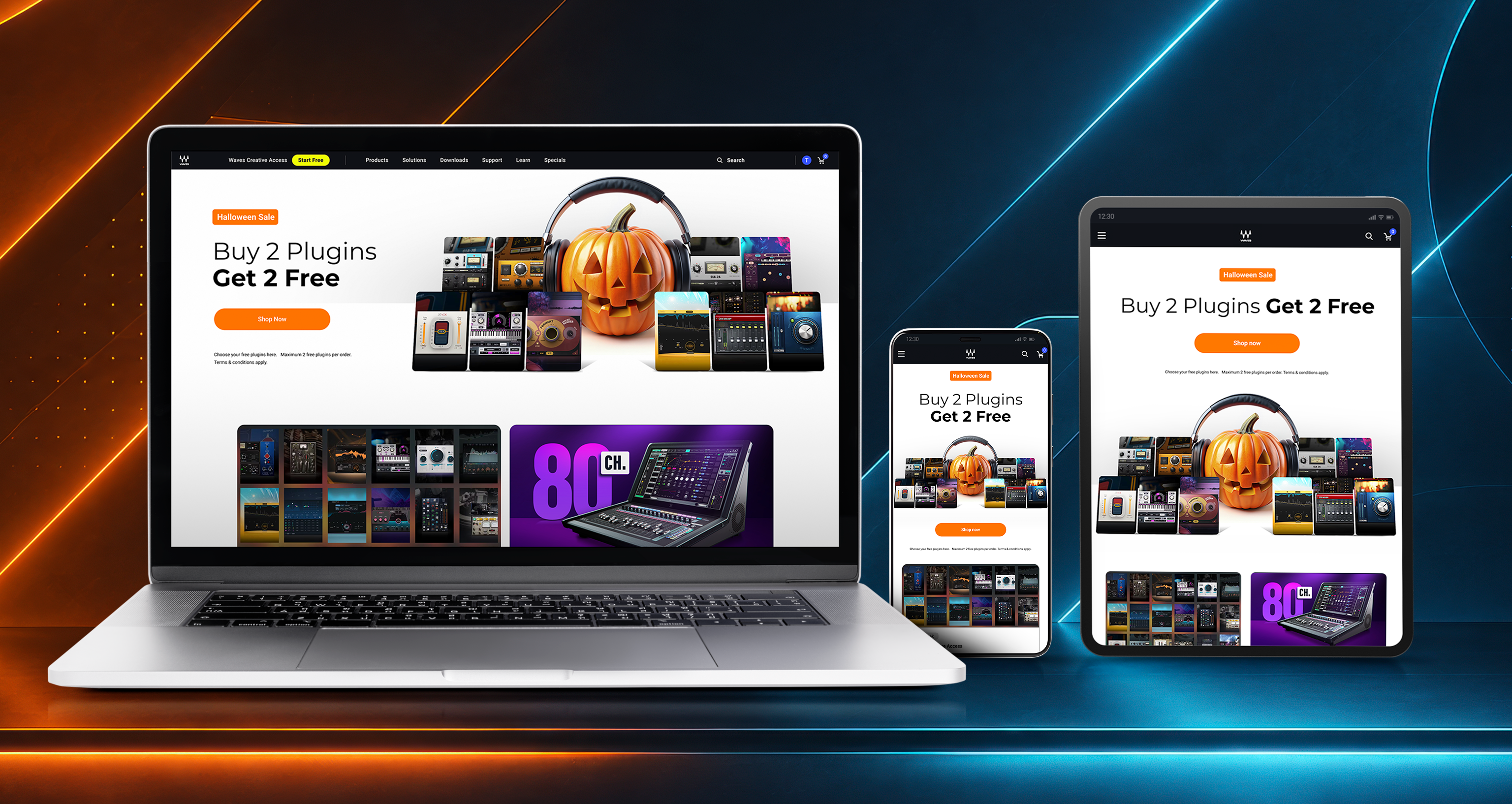 Halloween Sale campaign visual