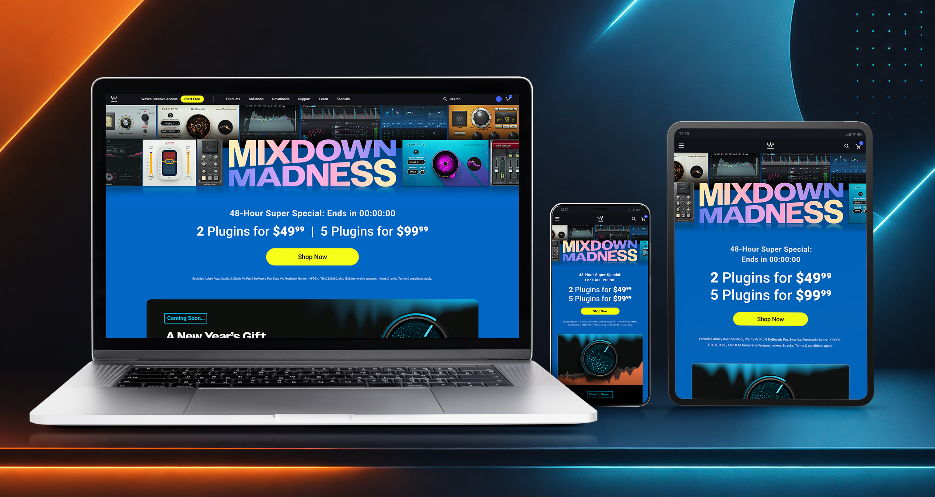 Mixdown Madness campaign visual